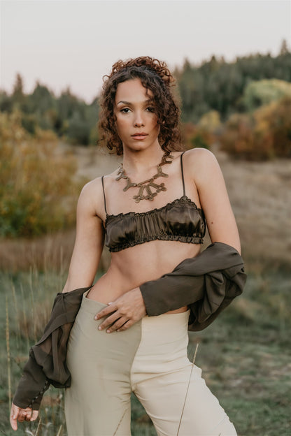 Luna Bralette - Licorice