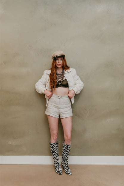 Sahara Linen Shorts – Sand Washed