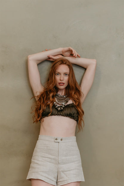 Luna Bralette - Licorice