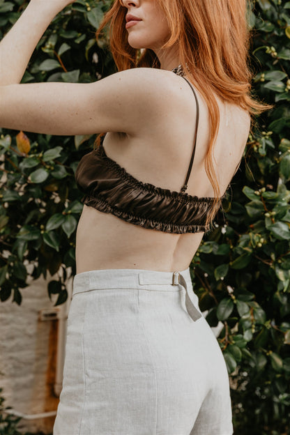 Luna Bralette - Licorice