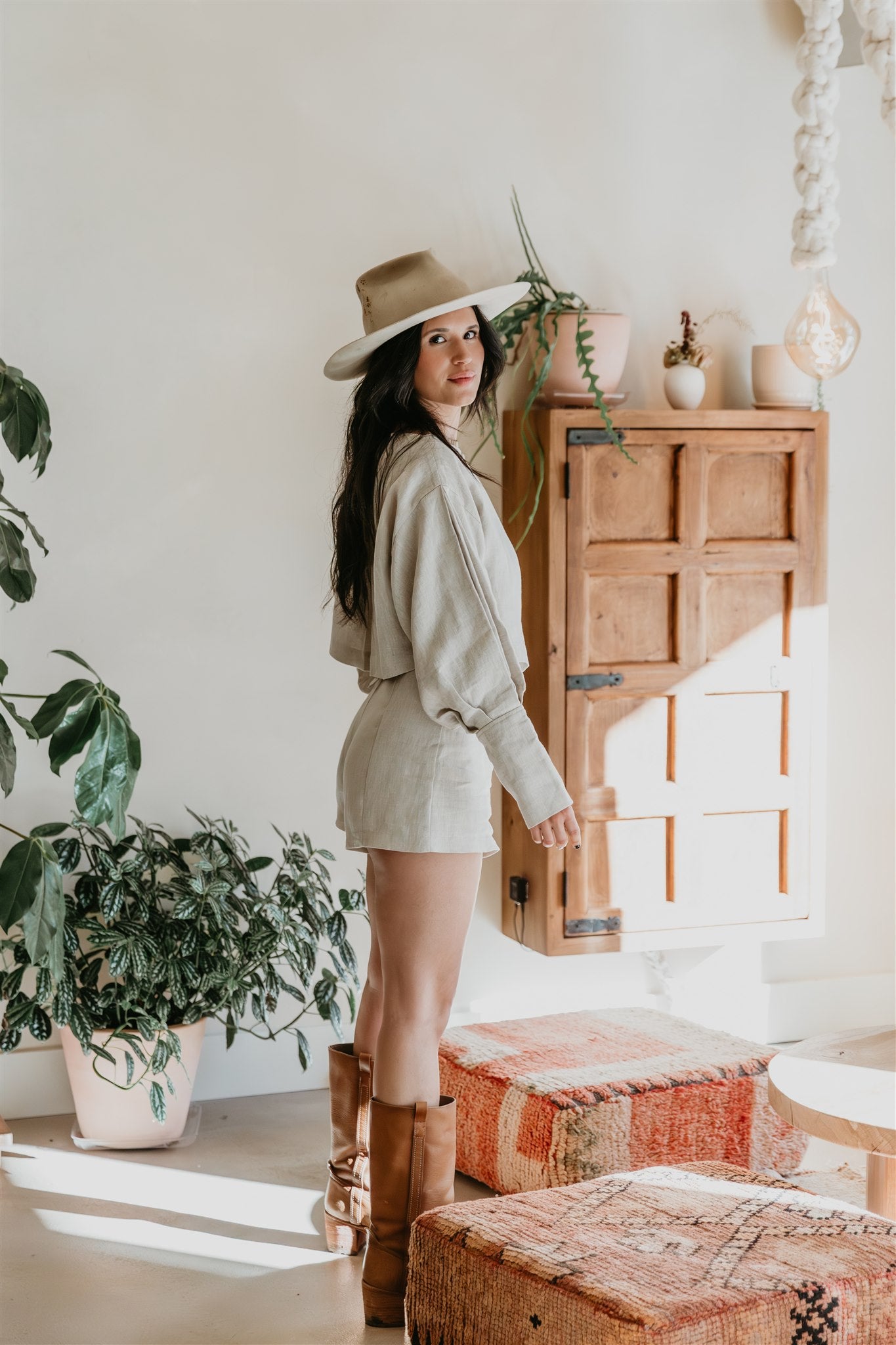 Sahara Linen Shorts – Sand Washed